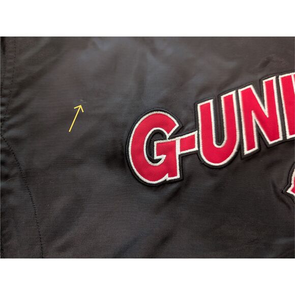 G-Unit Jacket Mens Large Black/Red Reversible Nylon Bomber - Picture 7 of 13